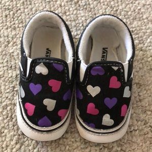 Vans baby crib shoes/moccasins